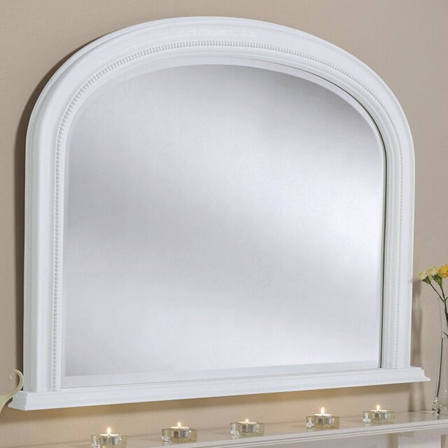 Burcham Arched Overmantle Wall Mounted Accent Mirror