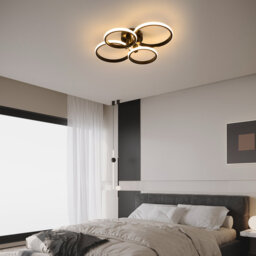 Dannitta Dimmable 4-Light Acrylic LED Flush Mount