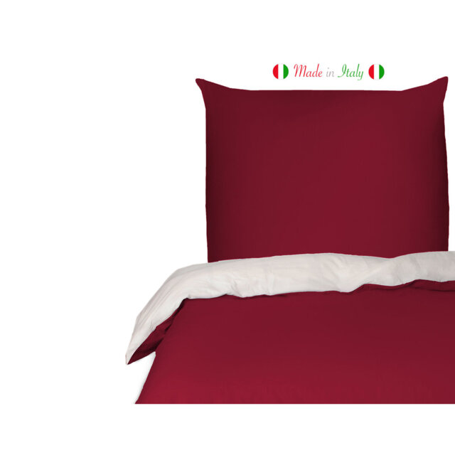 Cotton Solid Colour Duvet Cover Set with Pillowcases Included