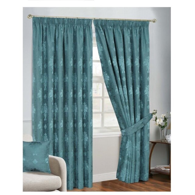 Virgina Pencil Pleat Room Darkening Thermal Curtain