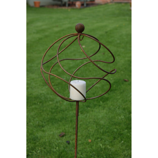 Metal Floor Candlestick