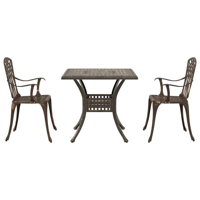 Garden Table Set Cast Aluminium Outdoor Dining Patio Furniture Terrace