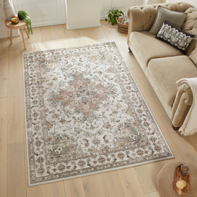 Modern Soft Washable Rug, Stain Resistant Area Rug For Bedroom, & Dining Room