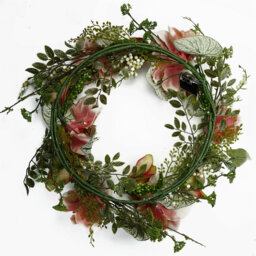 Lily Flower 60cm Artificial Wreath