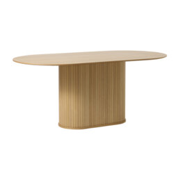 Bronsen Oak Oval Dining Table