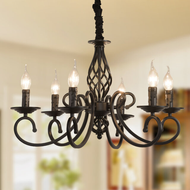 Pelchat 6 - Light Candle Style Chandelier