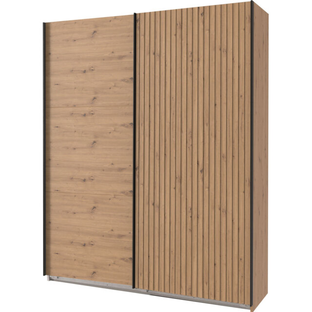 Amandaleigh 2 Door Manufactured Wood Wardrobe