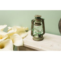 Flameless Candle with Iron Holder