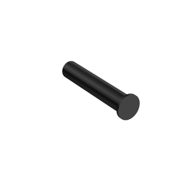 Belfry Bathroom Toilet Roll Holder Rounded Steel made with Black Finish