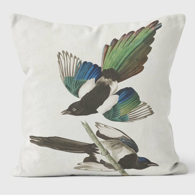 Magpie Birds of America Birds of America Cushions