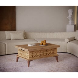 Lift Top Frame Coffee Table with Storage