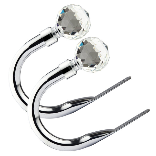 Crystal 20cm Curtain Holdback