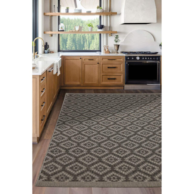 Brookmont Geometric Indoor / Outdoor Area Rug