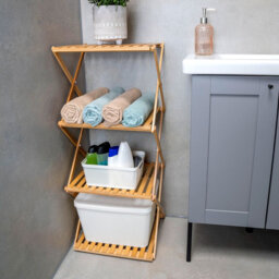 Dorrell Bamboo Bathroom Shelves