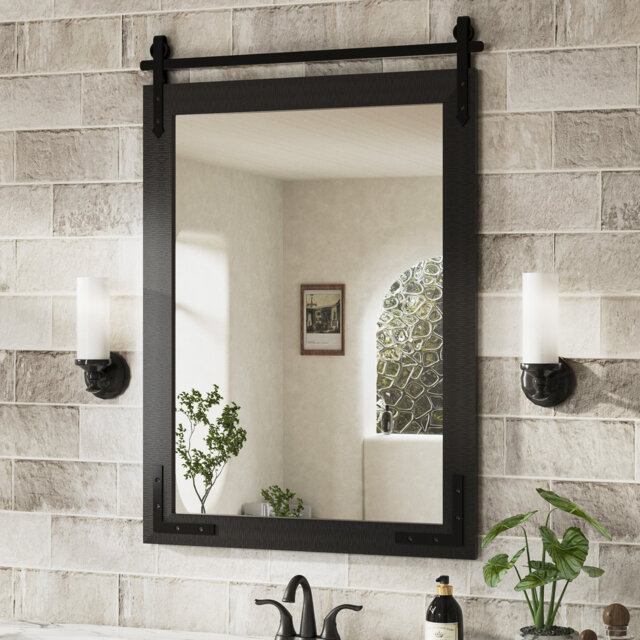Solid Wood Rectangle Mirror