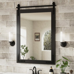 Solid Wood Rectangle Mirror