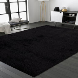 100% Polypropylene Solid Colour Machine Tufted Shag Indoor / Outdoor Area Rug
