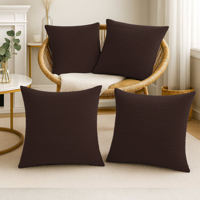 Luxury Velvet Pattern Cushion Cover (Pack of 4)
