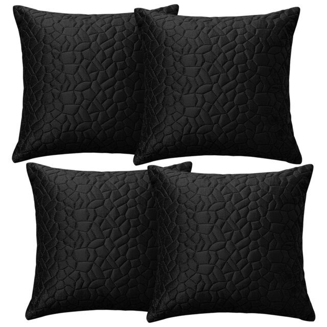 Aspire Homeware Geometric Square Velvet Cushion Covers