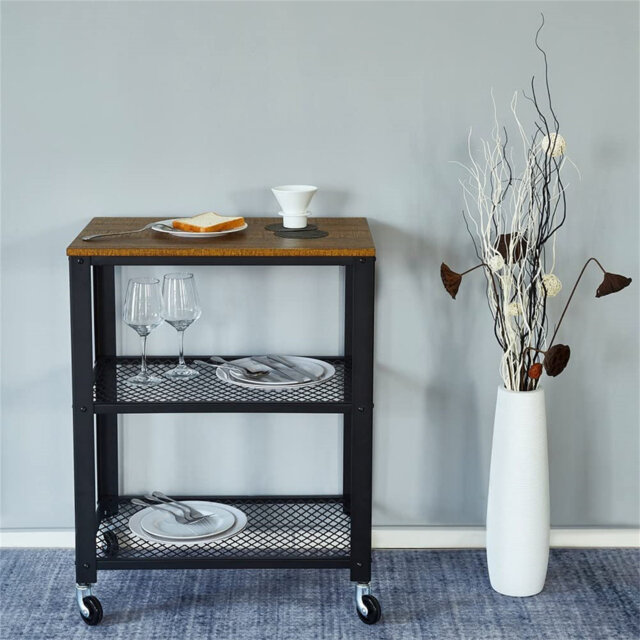 Aleese Metal Bar Cart