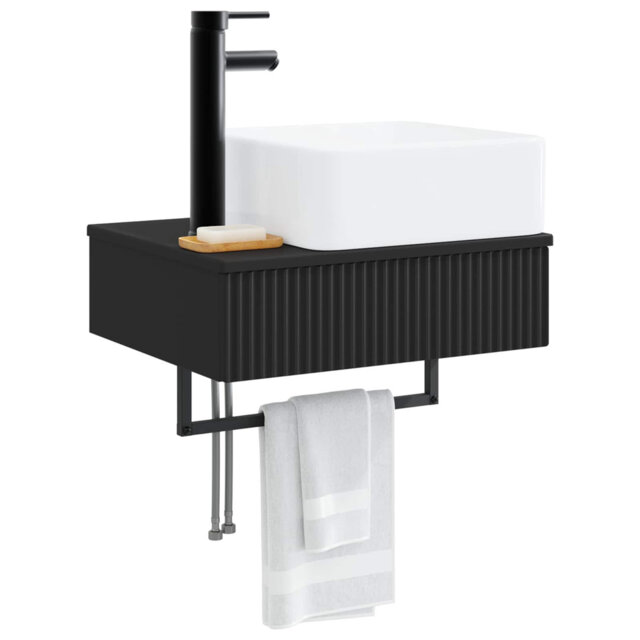 Single Bathroom Vanity with Ceramic Basin