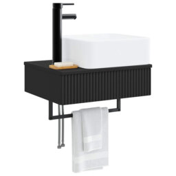 Single Bathroom Vanity with Ceramic Basin