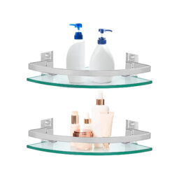 Glass Bathroom Shelves