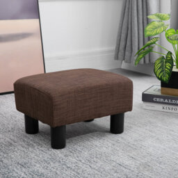 Mabel 40cm Wide Rectangle Solid Colour Standard Ottoman