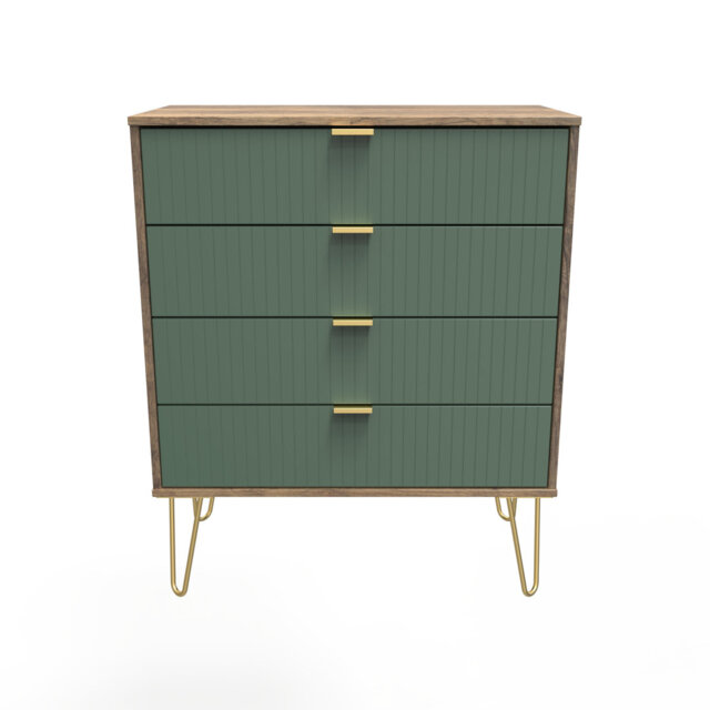 Fully Assembled Alojz 4 - Drawer Chest of Drawers