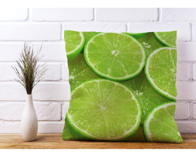 Mahia Fresh Limes Scatter Cushion with Filling