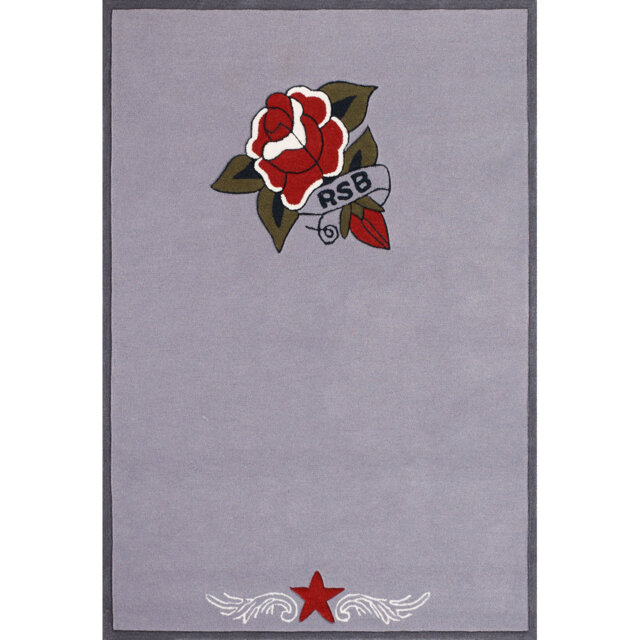 Rock Star Baby Purple Area Rug