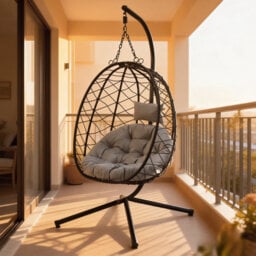 Hanging Chair, Gray, Technical Fabric