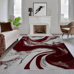 No Distressing Geometric Area Rug