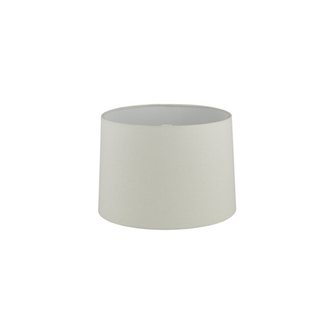26.5cm H Polyester Drum Lamp Shade ( Clip On ) in Ivory