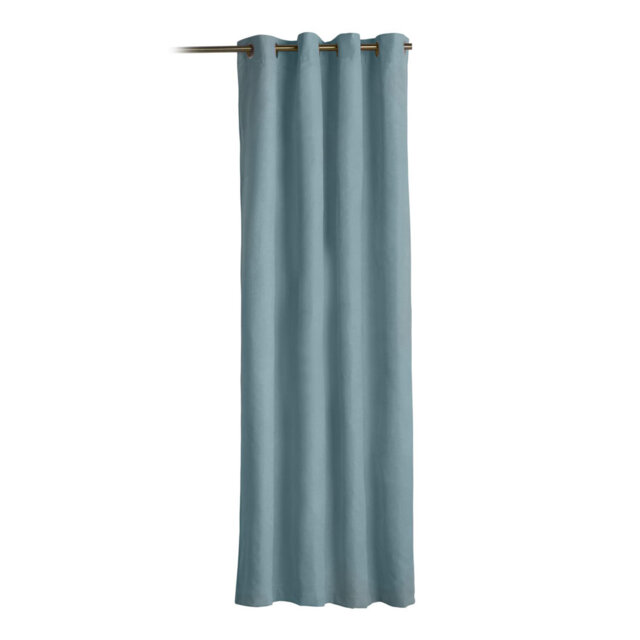 Nalaiyah Velvet Chenille Thermal Eyelet Ring Top Door Curtain