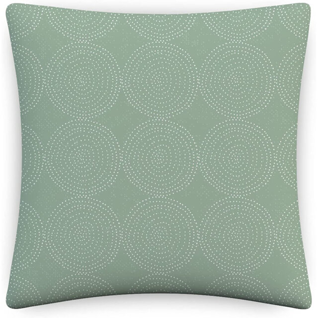 Indoor/Outdoor Square Throw Pillow Cover, Printed Cushion Cover
