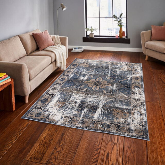 Vintage Large Area Rug, Traditional Style, Indoor Carpet For Living Room, Bedroom, Kitchen, Hallway Runner