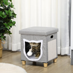 SuperKissen24. Cat and Dog Cave Bed - Covered Dog Bed - Waterproof