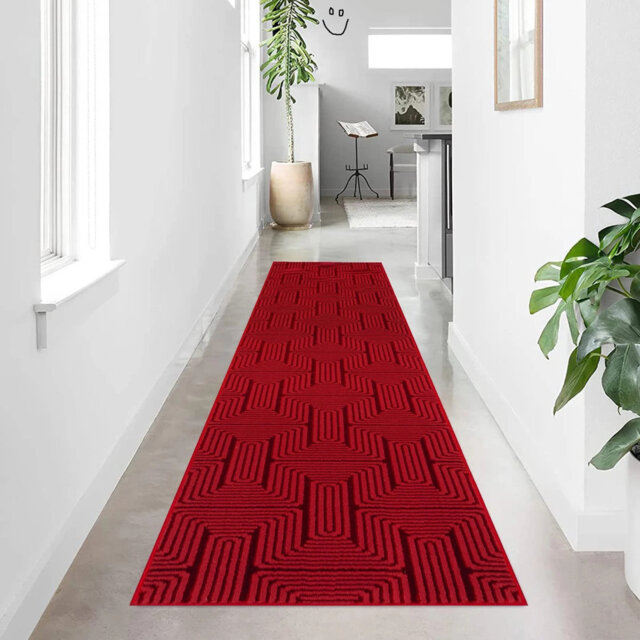 New Stylish Geometric Area Rug Abstract Textured Carpet For Living Room Bedroom Special Size Long Hallway Floor Mats Small Door Mats