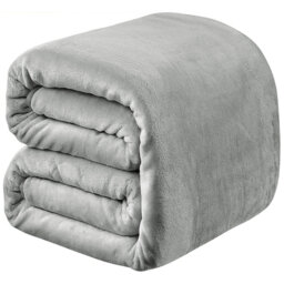 Soft & Cozy Faux Fur Reversible Fleece Throw Blanket