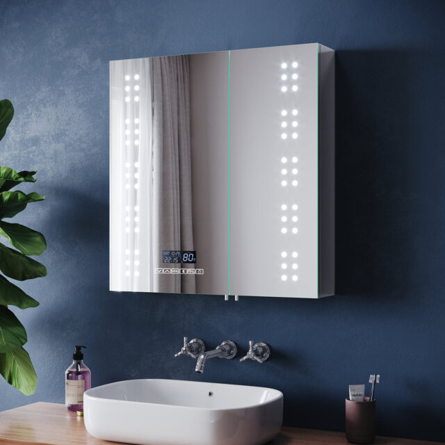 63mm W 65mm H Medicine Cabinet Mirror 3