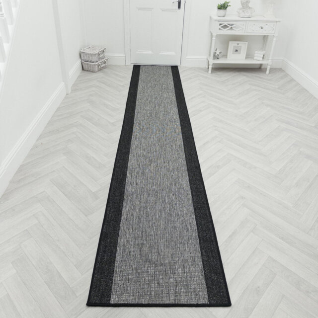 Steel Hallway Runner Rug – Hardwearing, Non-Slip & Durable Carpet for Hall, Kitchen & Corridor