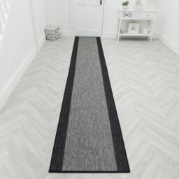 Steel Hallway Runner Rug – Hardwearing, Non-Slip & Durable Carpet for Hall, Kitchen & Corridor