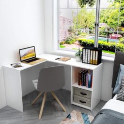 Upsilon L-Shape Computer Desk