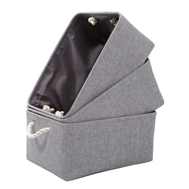 Highland Dunes Fabric Decorative Bin