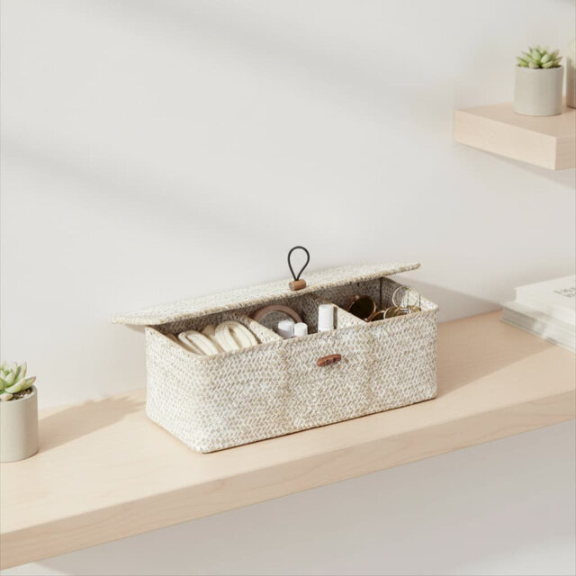 Highland Dunes Cotton Decorative Basket