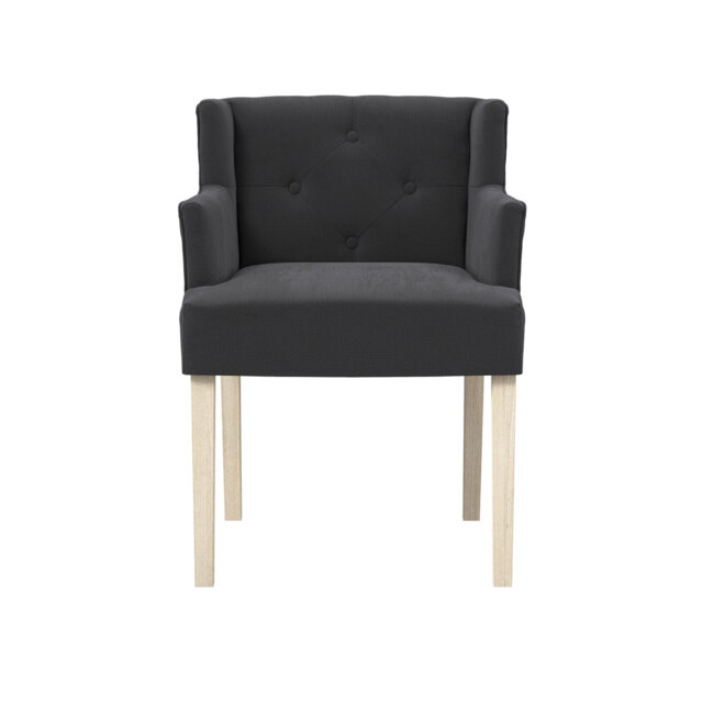 SHAY WINGED DINING CHAIR WITH ARMS