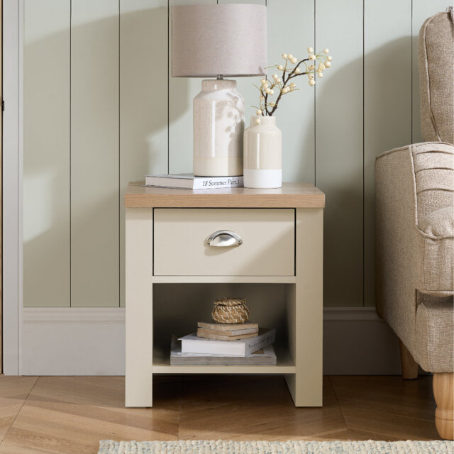 Napanoch Side Table with Storage