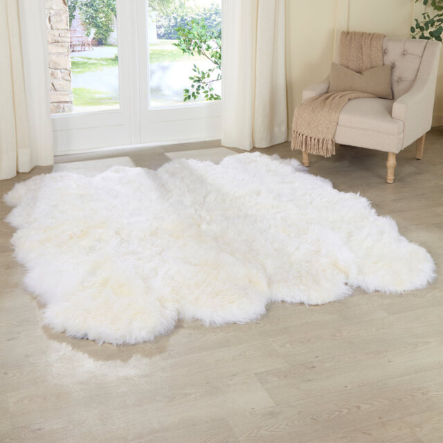 Sheepskin Standard 200cm X 180cm Area Rug