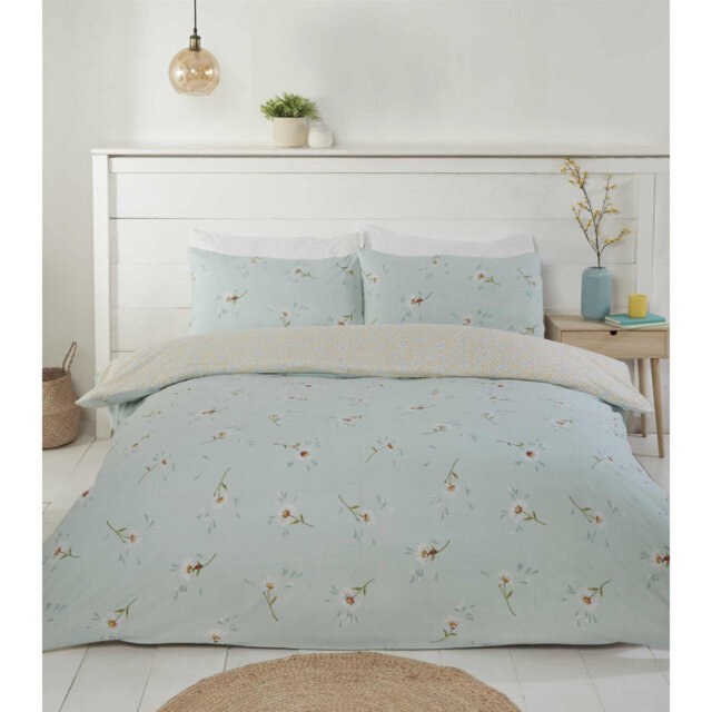 Adilson Cotton Blend Floral Duvet Cover Set with Pillowcases Included